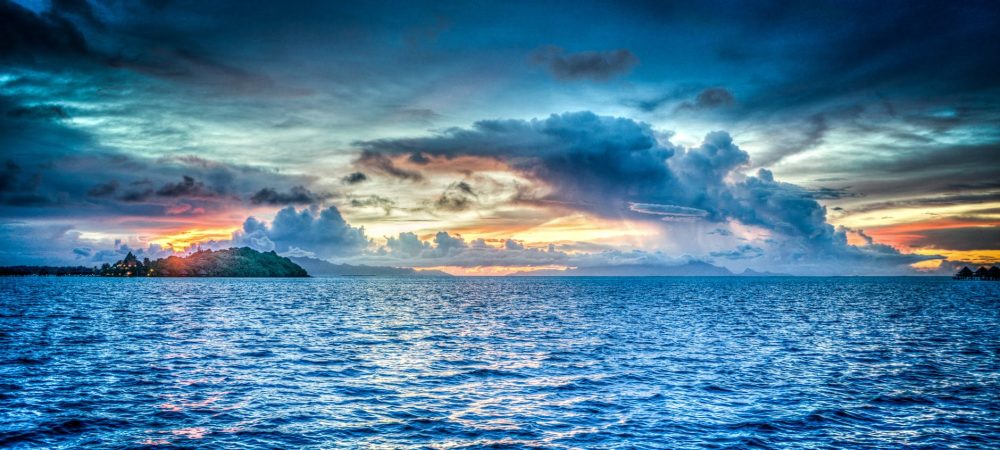 body of water during dawn